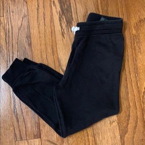 Boys black joggers